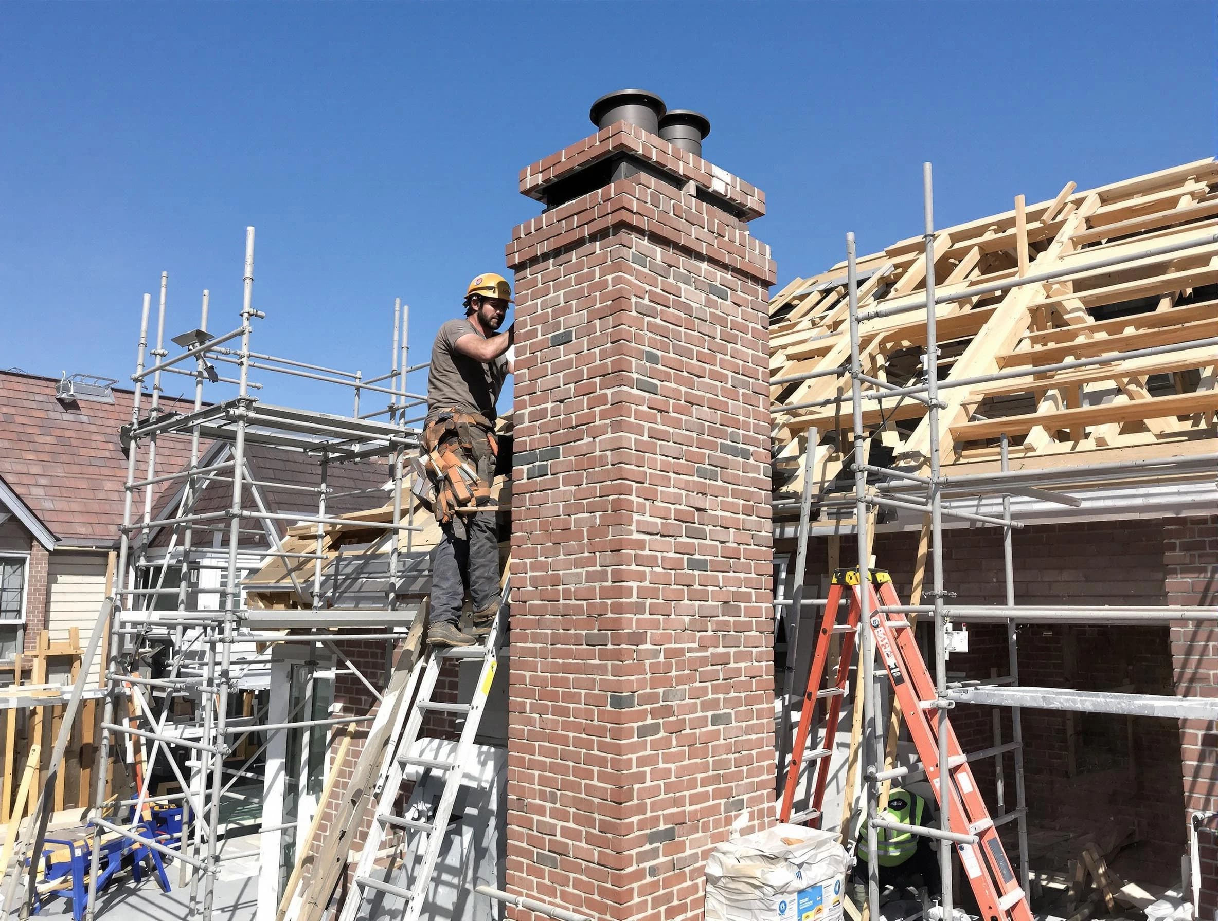 New chimney installation completed by Medford Chimney Sweep in Medford, MA