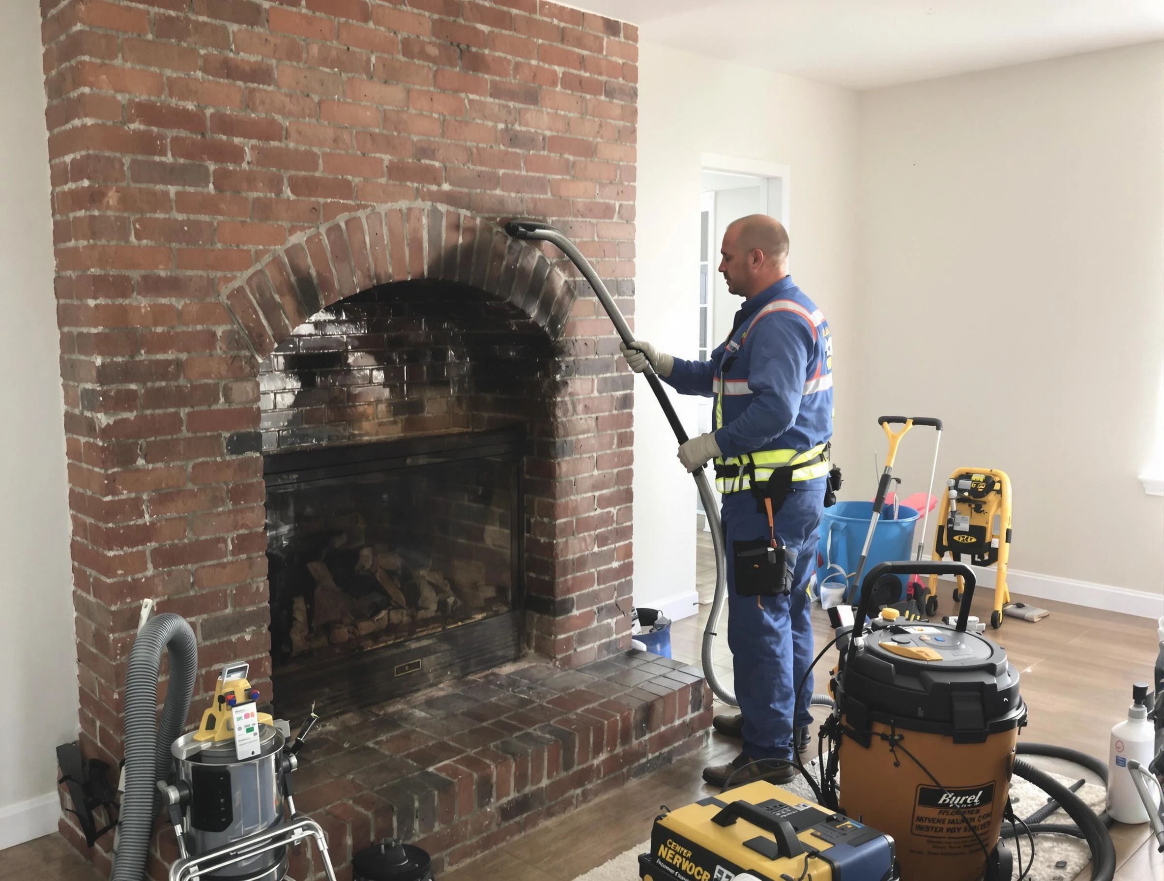 Medford Chimney Sweep expert performing detailed chimney sweep in Medford, MA