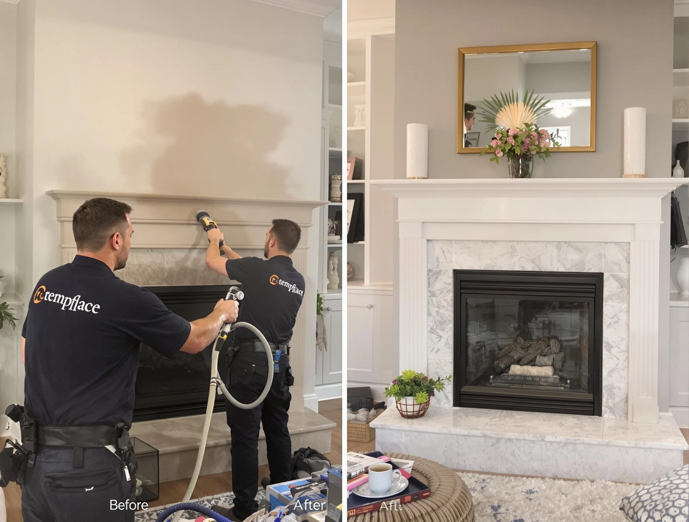 Professional soot removal by Medford Chimney Sweep team in Medford, MA